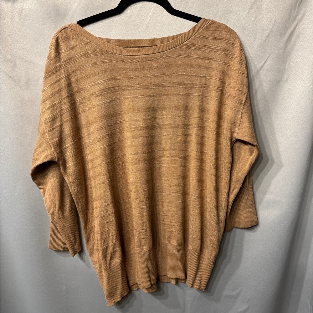 Kohl’s Apt. 9 Sweater | Crew Neck | Size: XL | Color: Tan / Beige / Brown